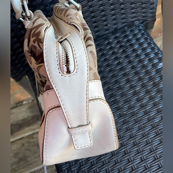 Michael Kors monogram canvas leather satchel vintage - Picture 11 of 16